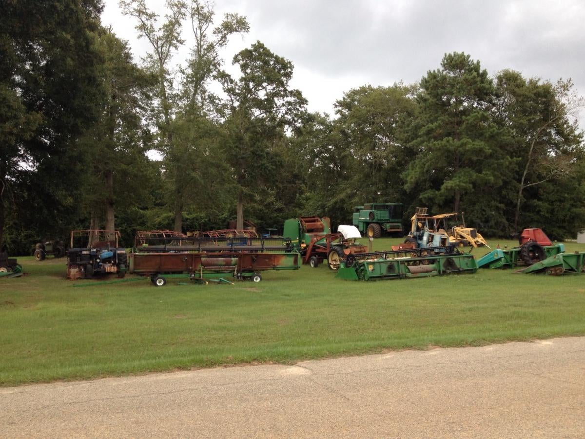 Tractor Salvage Yard Hay Forage